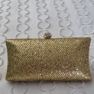 Elegant Gold Clutch Bag